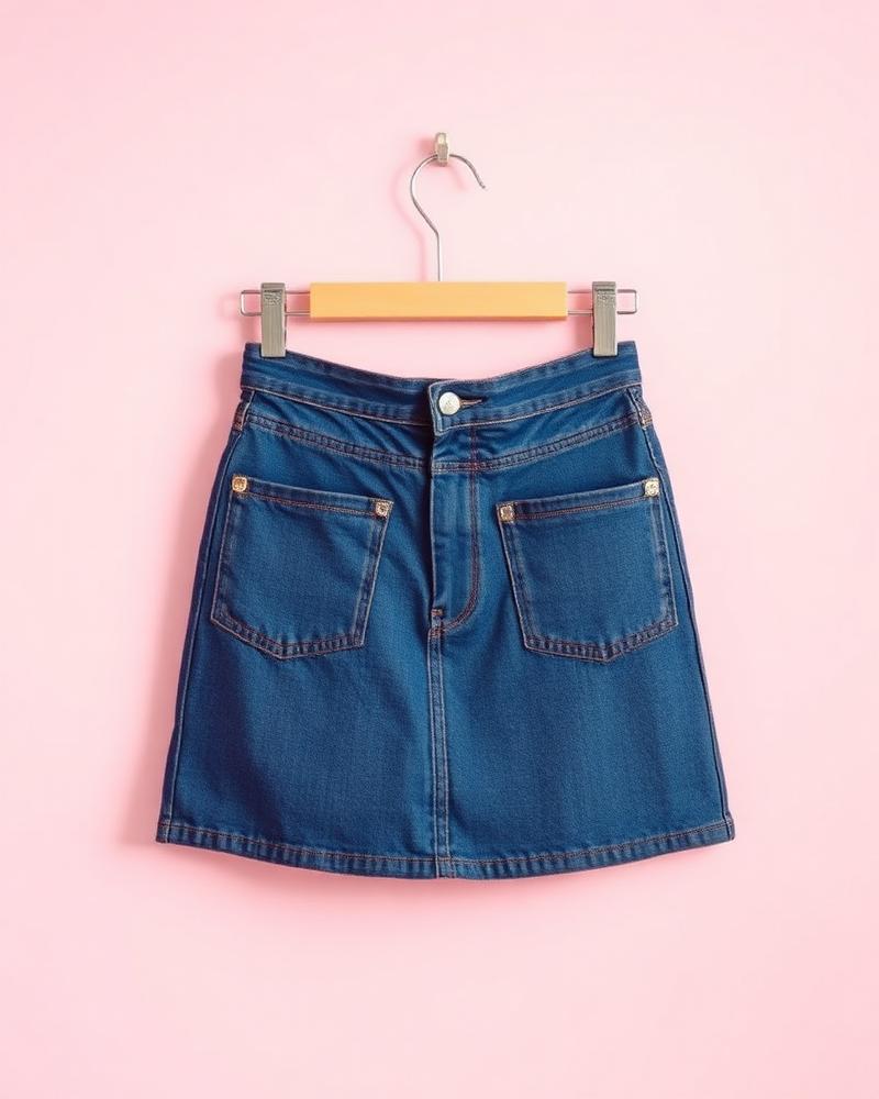 Denim Mini Skirt
